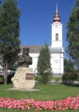 Evangélikus templom és történelmi szoborpark